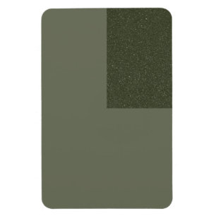 Custom Moss Green Magnet With Textured Accent