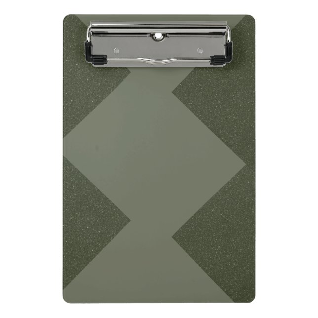 Custom Moss Green Mini Clipboard (Front)