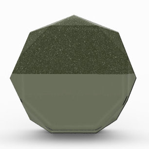 Custom Moss Green Noise-Top Photo Block