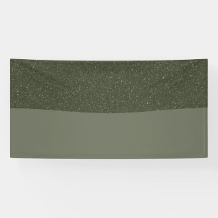 Custom Moss Green Split Event Banner