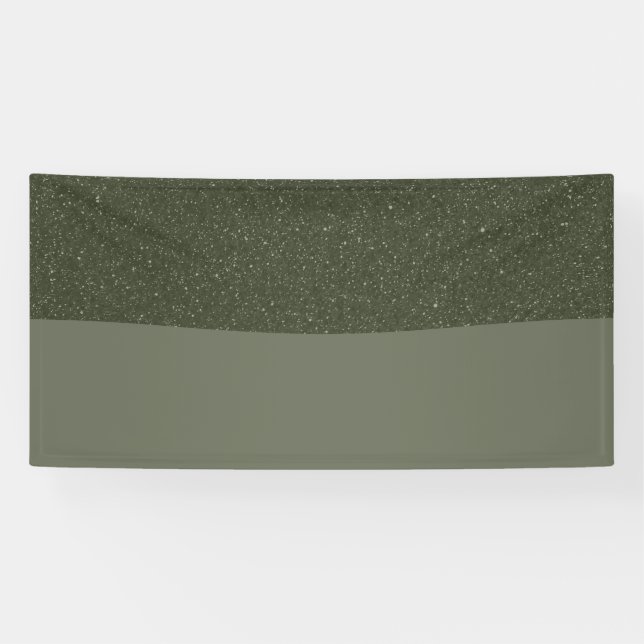 Custom Moss Green Split Event Banner (Horizontal)