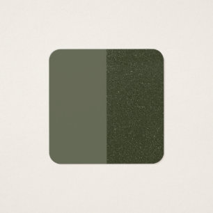 Custom Moss Green Split Profile Card