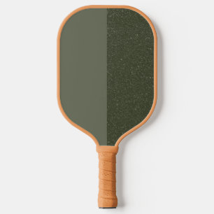 Custom Moss Green Split Texture Pickleball Paddle