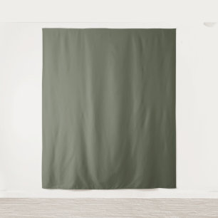 Custom Moss Green Wall Tapestry