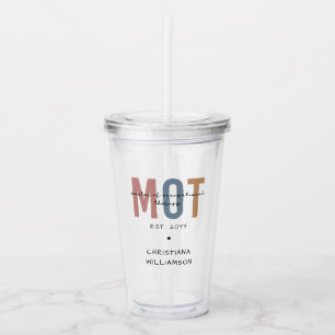 Custom MOT Master Of Occupational Therapy Acrylic Tumbler