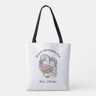Custom Mother’s Day Mum and Child Tote Bag