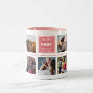 Custom Mother 's Day Photo Two-Tone Coffee Mug