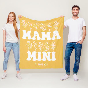 Custom Mothers Day Fleece Blanket