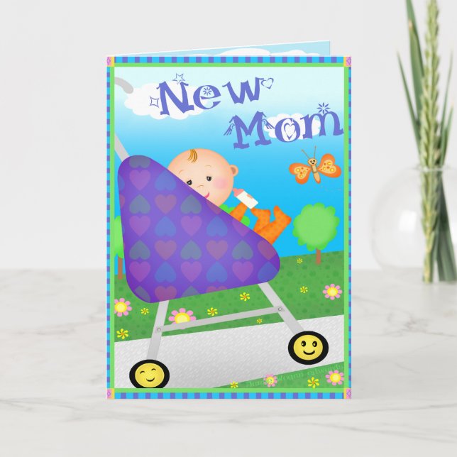 Custom Mother's Day New Mum Card (Front)