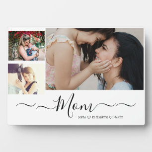 Custom Mother's Day Photo Collage Plaque 