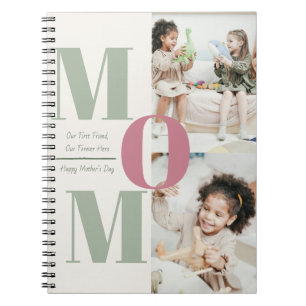 Custom Mother's Day Spiral Photo Notebook MOM