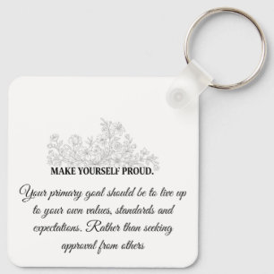Custom Motivational Keychain