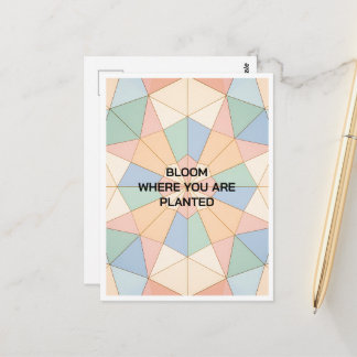 Custom Motivational Post Card