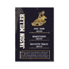 Custom Motocross Trading Card, Editable Dirt Bike