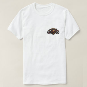 Custom Motorcycle Club Logo Design T-Shirt