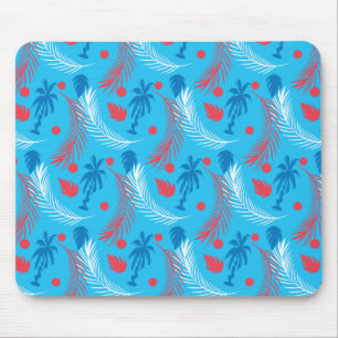 Custom Mouse Pad Tropical Patriotic Red Blue