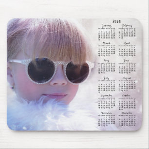 Custom Mouse Pads Calendar 2016 With Photo