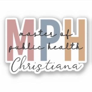 Custom MPH Master of Public Health Graduation