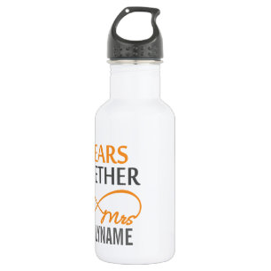 Custom Mr and Mrs 5th Anniversary 532 Ml Water Bottle