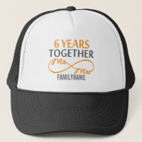 Custom Mr and Mrs 6th Anniversary