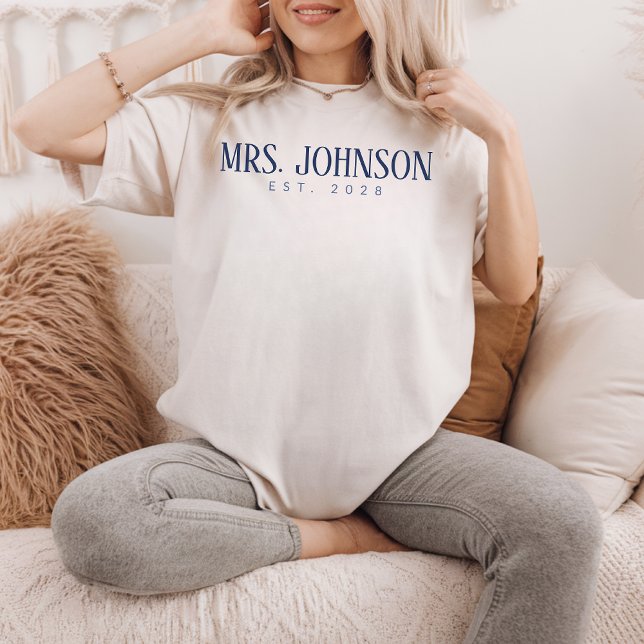 Custom Mr. & Mrs. Shirt, Honeymoon Gift for Couple T-Shirt (mr and mrs shirts, honeymoon t-shirts, newlyweds gift, personalized couple shirts, wedding shirts,)