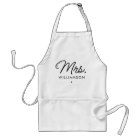 Custom Mrs. Est. Modern Elegant Script Newlywed