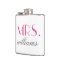 Custom Mrs. Wedding Flask | Bride-to-Be Gifts