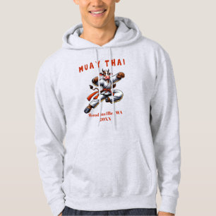 Custom Muay Thai Martial Arts Location Date Name Hoodie
