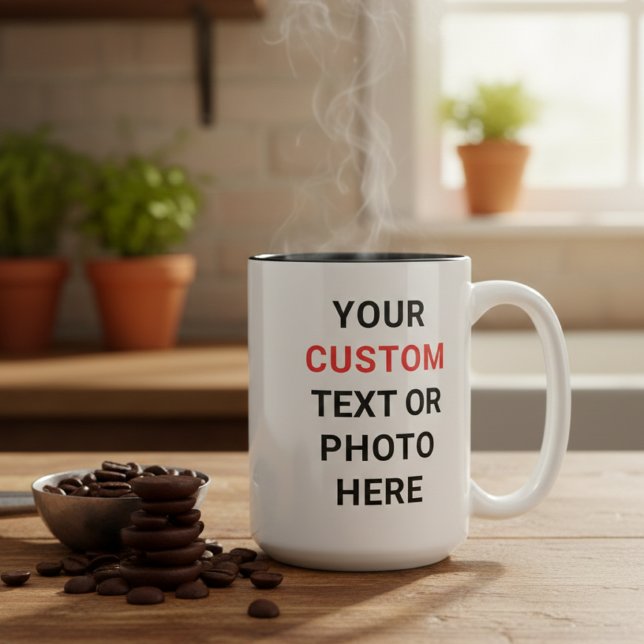 Custom Mug | Add Text, Photo, Logo or Design Here  (Creator Uploaded)