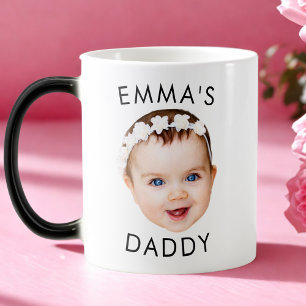 Custom Mug, Baby Mug, Dad Birthday Gift, Face Magic Mug