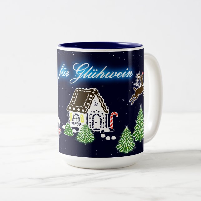 Custom Mug for Mulled Wine / Glühwein (Front Right)