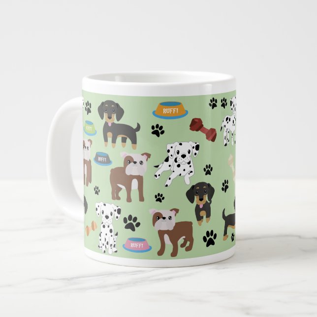Custom Mug Jumbo - Dog Group 3 (Front Left)