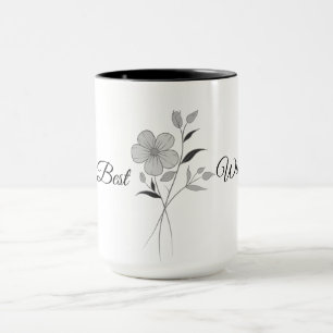 Custom Mug Personalised Christmas Gifts,  Flower