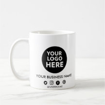 Custom Mug Promotional With Business Logo