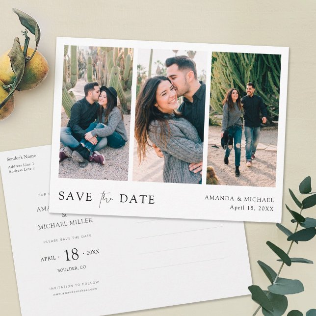 Custom Multi Photo Save the Date Invite Template (Creator Uploaded)