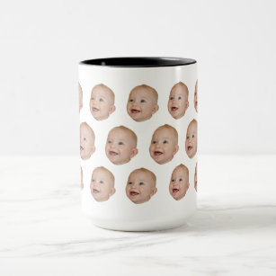 Custom Multiple Faces Birthday Gifts For Mum Dad Mug