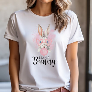 Custom Mum Bunny Sunglasses Matching Family Group T-Shirt