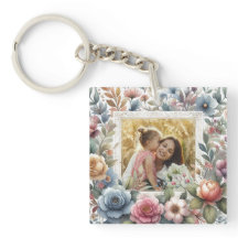 Custom Mum Daughter Best Friends Quote Floral Art
