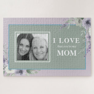 Custom Mum Daughter Photo Jigsaw Puzzle