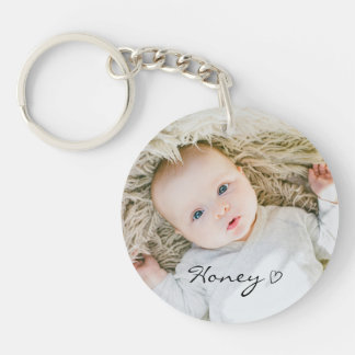 Custom mum day gift, personalised family photo key ring