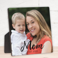 Custom Mum Established Modern Script Photo