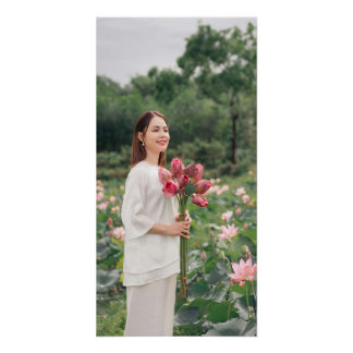 Custom Mum Photo Bouquet Personalise Glossy Poster