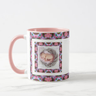 Custom Mum’s Pink Best Mum Ever Photo Tea Coffee Mug