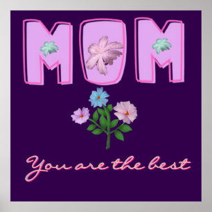 Custom Mum Typography Design,  Poster