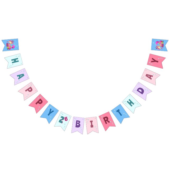 Custom Mummy Aunty Papa Daddy Shark Birthday Gift Bunting (All)