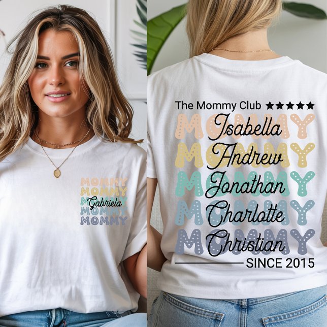 Custom Mummy Club Shirt – Retro Mama Sweatshirt (mommy shirt, the mommy club shirt, retro mom shirt, retro mama sweatshirt, mother’s day gift,)