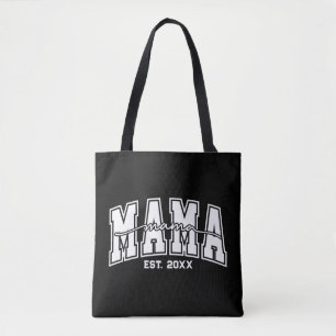 Custom Mummy Est.Year Personalised Mum Established Tote Bag
