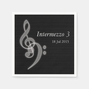 Custom Music Concert Napkin