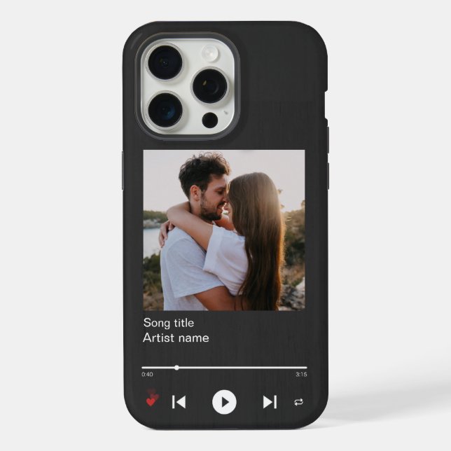 Custom Music Plaque Phone Case Album Cover (Back)