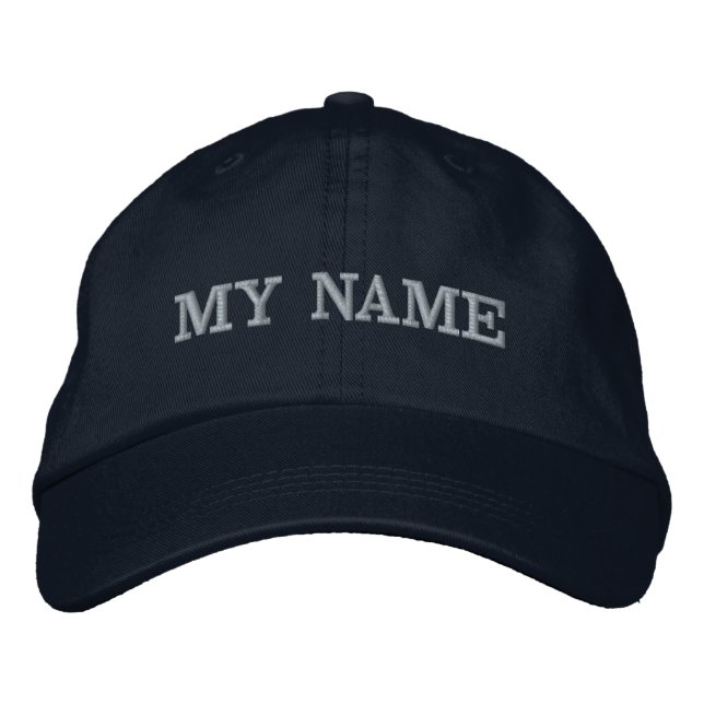 CUSTOM MY NAME EMBROIDERED HAT (Front)
